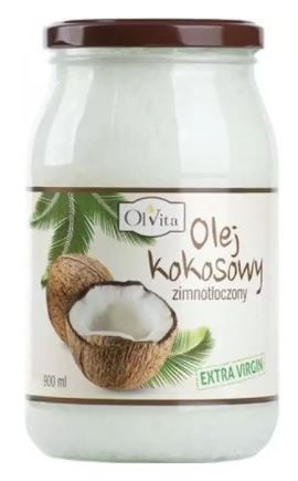 ghjhk.jpg Olej kokosowy zimnotłoczony 900ml Olvita