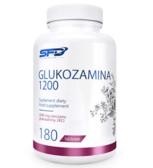 gluko.jpg Glukozamina 1200 180 kapsułek SFD