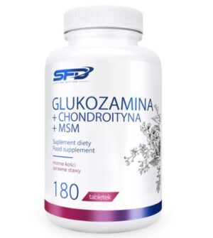 glukoz.jpg Glukozamina + Chondroityna + MSM 180 kapsułek SFD
