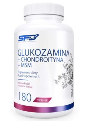 Glukozamina + Chondroityna + MSM 180 kapsułek SFD