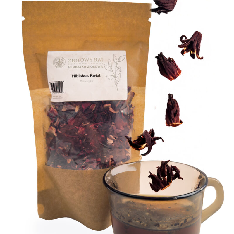 hibiskus-kwiat3 Hibiskus kwiat 100g Ziołowy Raj