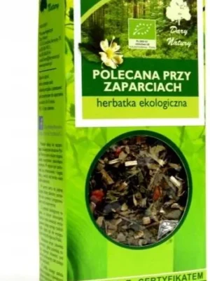 Polecana przy zaparciach herbatka eko 50g Dary Natury