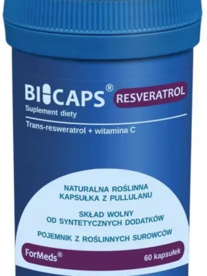 Bicaps Resveratrol (trans-resweratrol+witamina C) 60 kap. Formeds