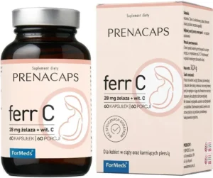 i-formeds-prenacaps-ferr-c-60kaps.webp Prenacaps Ferr C+ (żelazo, witamina C) 60kap. Formeds