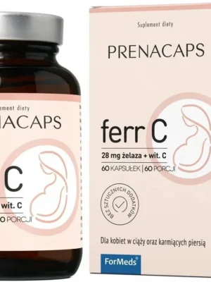 Prenacaps Ferr C+ (żelazo, witamina C) 60kap. Formeds