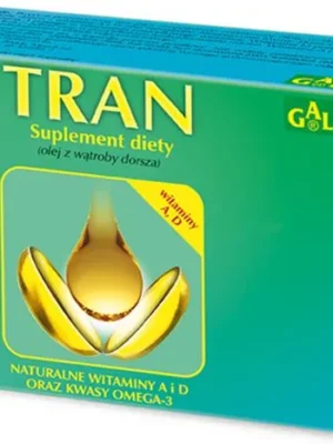 Tran (olej z wątroby dorsza) 100kap. Gal