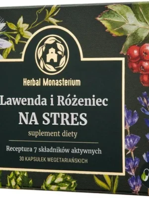 Lawenda i różeniec na stres 30kap. Herbal Monasterium