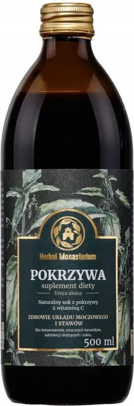 i-herbal-monasterium-sok-naturalny-z-pokrzywy-500-ml.webp Pokrzywa sok 500ml 100% Herbal Monasterium