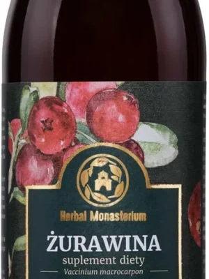 Żurawina sok 100% 500 ml Herbal Monasterium