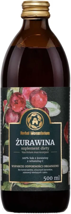 i-herbal-monasterium-sok-naturalny-z-zurawiny-500-ml.webp Żurawina sok 100% 500 ml Herbal Monasterium
