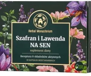 Szafran i lawenda na sen 30kap. Herbal Monasterium