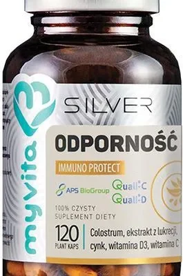 Odporność immuno forte silver pro complex 120kap. MyVita