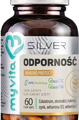 Odporność immuno forte silver pro complex 60kap. MyVita