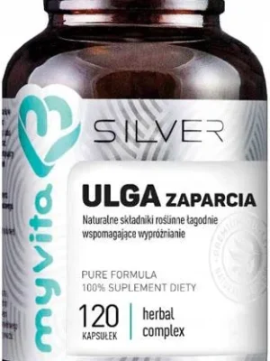 Ulga zaparcia /wspomaga wypróżnianie/ silver pro complex 120kap.  MyVita