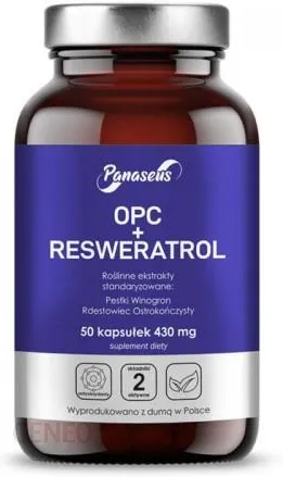 OPC+ resweratrol 50kap. Yango panaseus