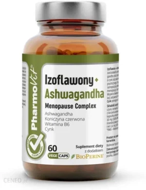Izoflawony+Ashwagandha menopause complex 60kap. Pharmovit
