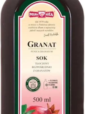 Granat sok 100% 500ml Polska Róża