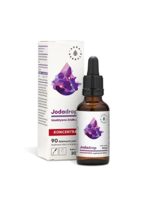 Jodadrop - bioaktywne źródło jodu, koncentrat krople 30ml Aura Herbals