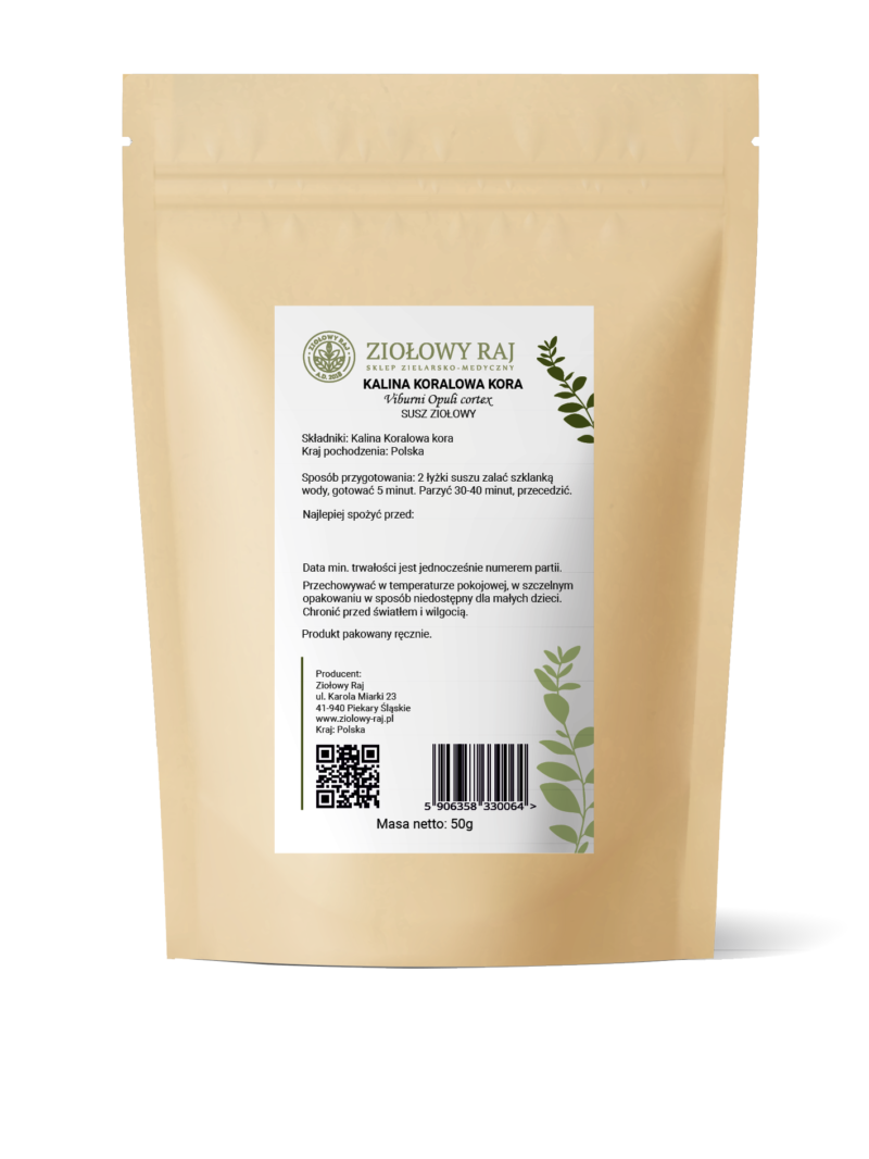 Kalina Koralowa kora 50g Ziołowy Raj