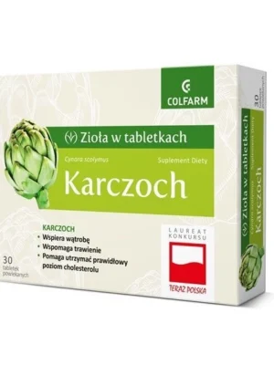 Karczoch 30tab. Colfarm