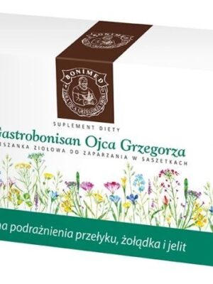 Gastrobonisan na podrażnienia przełyku, żołądka i jelit zioła Ojca Grzegorza 20 saszetek po 5g Bonimed