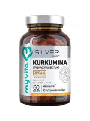 Kurkumina+piperyna silver pure 100% 60kap. MyVita