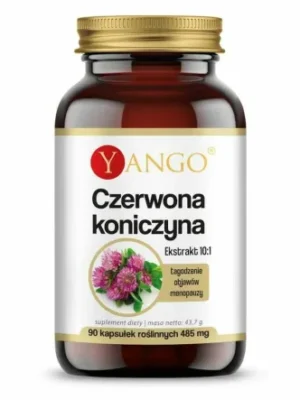Czerwona koniczyna ekstrakt 485mg 90 kap Yango
