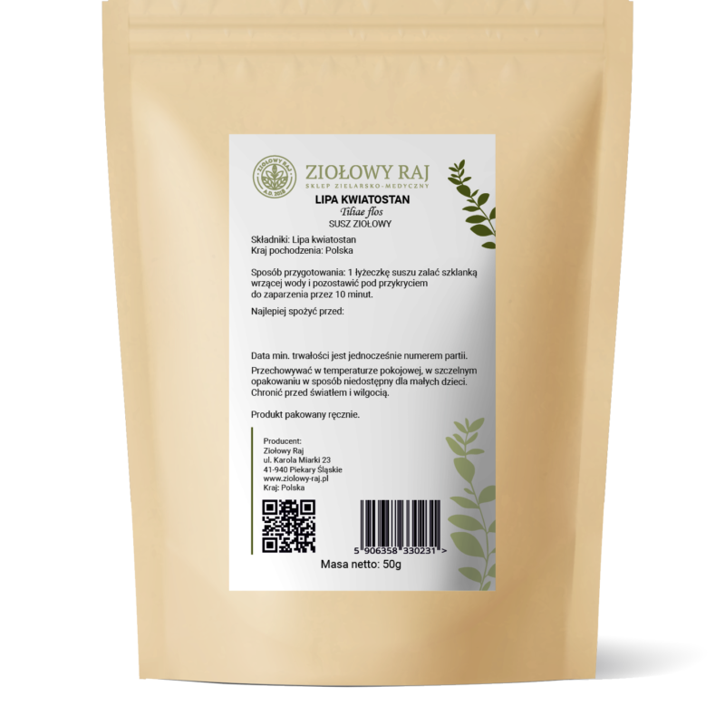 Lipa kwiatostan 50g Ziołowy Raj