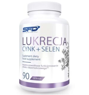 lukrecja.jpg Lukrecja Cynk + Selen 90 tabletek SFD