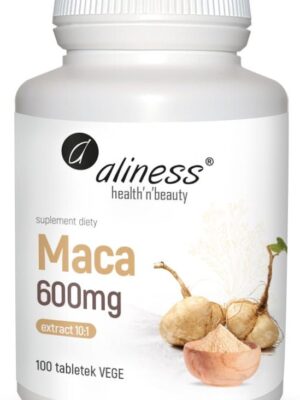 Maca ekstrakt 10:1 600mg 100 tab. Vege Aliness