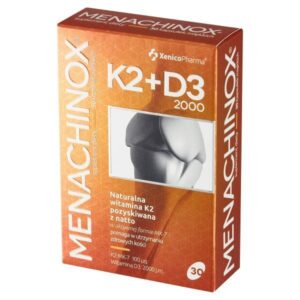 menachinox-k2-d3-2000-30-kaps-miekkich-b.2.1705674052.jpg Menachinox K2+D3 (witamina K2MK7 100 i witamina D3 2000) 30 kap. Xenico Pharma