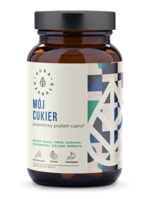 Mój Cukier - prawidłowy poziom cukru 60 kap. Aura Herbals