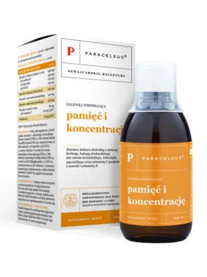 Paracelsus nalewka wspierająca pamięć i koncentrację 200ml Aura Herbals