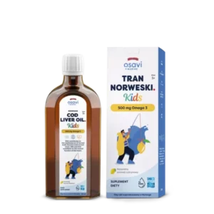 nlx060250pl_norwegian_cod_liver_oil_kids_500mg_omega_lemon_flavour_250ml__nb_f__1-e1713947838171.webp Tran norweski Kids, 500 mg Omega 3, naturalny aromat cytrynowy 250 ml Osavi