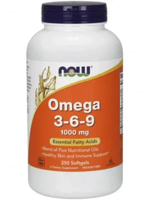 Omega 3-6-9 1000mg 100kap. NOW