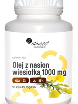 Olej z nasion wiesiołka 1000 mg 90 kaps. Aliness