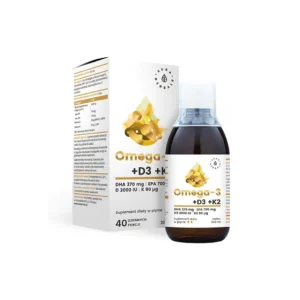 omega-3-d3-k2mk7-w-plynie-200ml.webp Omega-3 (370 DHA) + D3 (2000IU) + K2MK7 w płynie 200 ml Aura Herbals
