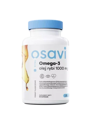 Omega-3 olej rybi 1000 mg 60 kap. smak cytrynowy Osavi