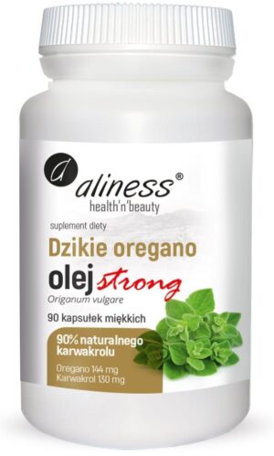oregano-strong-net.jpg Dzikie oregano olej STRONG 100% naturalny 90 kaps. Aliness