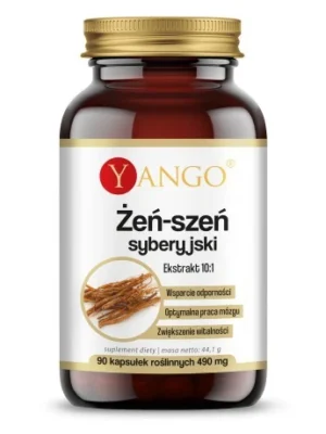 Żeń-szeń syberyjski 10:1 490mg 90kap. Yango
