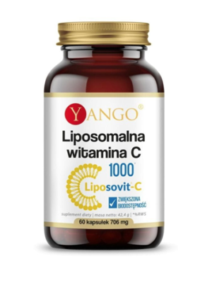 Liposomalna witamina C 706 mg 60kap. Yango