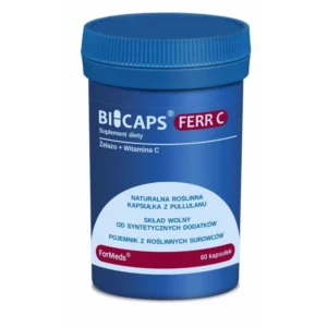 original_1691666783bicaps-jpg.webp Bicaps Ferr C 60kap. (żelazo+ witamina C) 60kap. Formeds