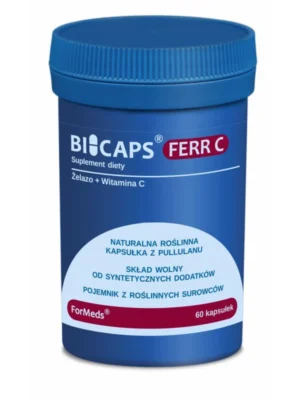 Bicaps Ferr C 60kap. (żelazo+ witamina C) 60kap. Formeds