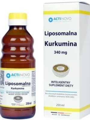 LIPOSOMALNA KURKUMINA 170 mg (alkohol free) ActiNovo (50 dni)