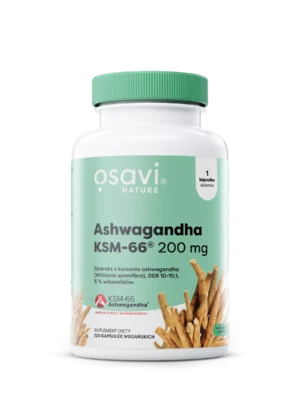 Ashwagandha KSM-66® 200 mg 120 kap. Osavi