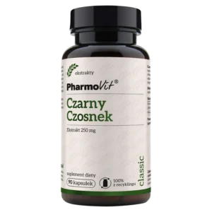 Czarny czosnek ekstrakt 250mg 90kap. Pharmovit