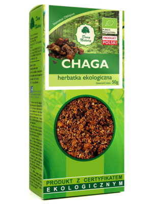 Chaga guz brzozy (ciemny) eko 50g Dary Natury
