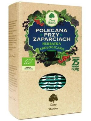 Polecana przy zaparciach herbatka EKO fix 25x2g Dary Natury