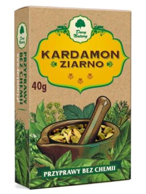 Kardamon ziarno 40g Dary Natury