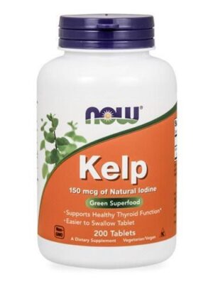 Kelp (naturalny jod) 200tab. NOW